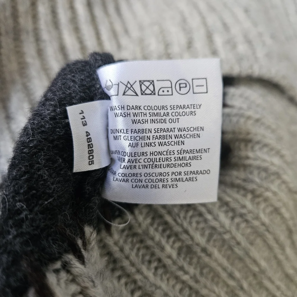 Gant By Michael Bastian Grey Shetland Wool Sweater Size L - Picture 9 of 10